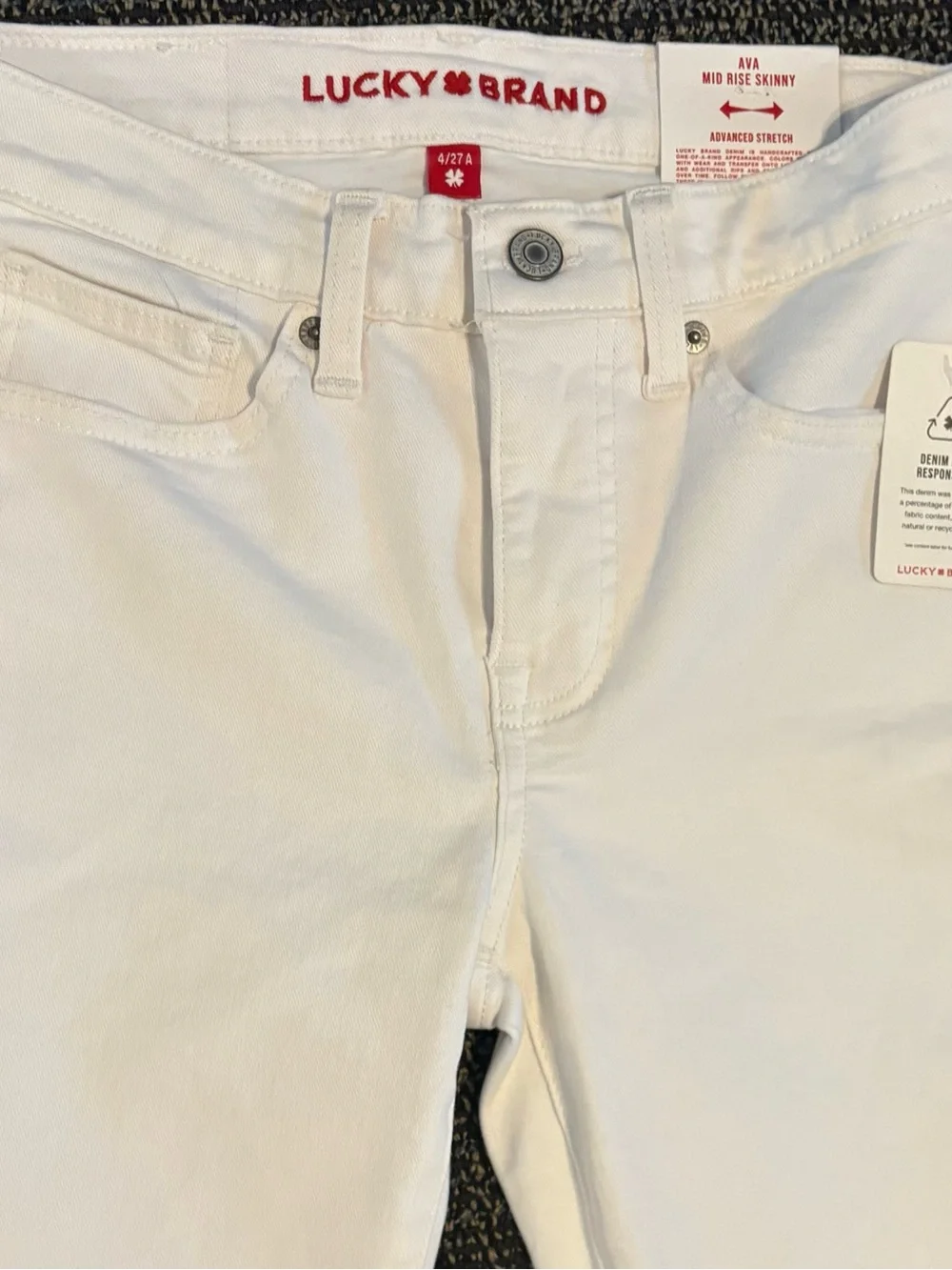 Lucky Brand White Chino Pants